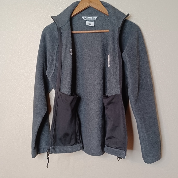 Columbia Grey Women's Fleece Embroidered "The Big Event" Jacket Size Small - Picture 7 of 11